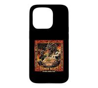 Custodia per iPhone 15 Pro Ramen Bestia Mitico Noodle Festa Drago Ramen