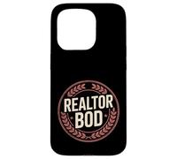 Custodia per iPhone 15 Pro Realtor Bod Real Estate Agent Fitness Routine Gym -