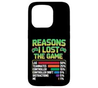 Custodia per iPhone 15 Pro Reasons I Lost The Game - Funny Video Gamer Gaming Humor
