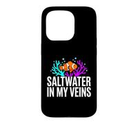 Custodia per iPhone 15 Pro Reef Tank Aquarist Saltwater In My Veins
