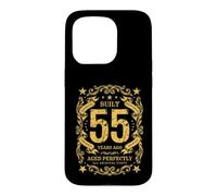 Custodia per iPhone 15 Pro Regalo divertente per il 55° compleanno di uomini e donne costruito 55 anni fa