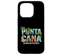 Custodia per iPhone 15 Pro Regalo turistico di Punta Cana City Name Travel Souvenir