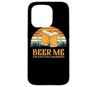 Custodia per iPhone 15 Pro Retro Beer Me Getting Married Funny Drinking Team Beer Lover