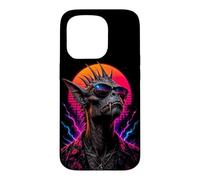 Custodia per iPhone 15 Pro Retro Chupacabra Leggenda Creatura Mistero Mostro Opera D'arte
