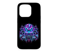 Custodia per iPhone 15 Pro Retro Dance Musica DJ Giradischi Disco Party Night Art Club