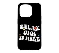 Custodia per iPhone 15 Pro Retro Groovy Relax GIGI Is Here Funny Mother's Day Nome