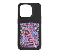 Custodia per iPhone 15 Pro Retro Pilates Baddie Reformer allenamento fitness