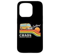 Custodia per iPhone 15 Pro Retro School Bus Driver Certified Chaos Transport Technician