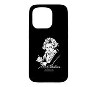 Custodia per iPhone 15 Pro Ritratto e firma di Ludwig van Beethoven