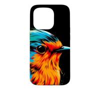 Custodia per iPhone 15 Pro Robin Stile minimalista e vivace Compleanno
