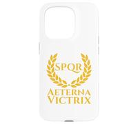 Custodia per iPhone 15 Pro Roma antica - Aeterna Victrix - Motto Legionario Romano