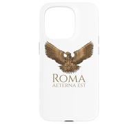 Custodia per iPhone 15 Pro Roma antica - Aquila Legionaria Steampunk - Roma Aeterna Est