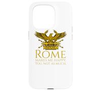 Custodia per iPhone 15 Pro Roma mi rende felice - SPQR Legionary Eagle - Storia Romana