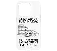 Custodia per iPhone 15 Pro Roma Non È Stata Costruita In Un Giorno, Ma I Mattoni