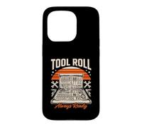 Custodia per iPhone 15 Pro Rotolo portautensili Sempre pronto officina meccanica