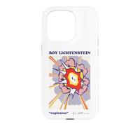 Custodia per iPhone 15 Pro Roy Lichtenstein Explosion, grafica pop art retrò