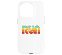Custodia per iPhone 15 Pro RUN Vintage 70s Color Female Retro Runner Graphic