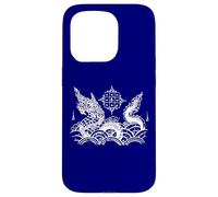 Custodia per iPhone 15 Pro Sak Yant Tatuaggio Serpente Naga Yantra Thailandia Bangkok
