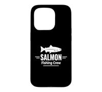 Custodia per iPhone 15 Pro Salmon Fishing Crew River Hunter