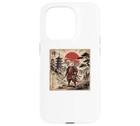 Custodia per iPhone 15 Pro Samurai Axolotl Japanese Vintage Funny Gifts Graphic Art