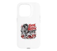 Custodia per iPhone 15 Pro Santuario contro l'ombra Oni Samurai Epic Anime