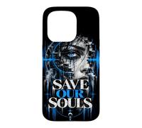 Custodia per iPhone 15 Pro Save Our Souls - Abbigliamento tecnico in stile techno