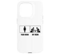 Custodia per iPhone 15 Pro Scacchi Giocatore Tua Mamma Mia Mamma Figlia Figlio Scacchi Divertenti