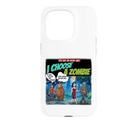 Custodia per iPhone 15 Pro Scelgo uno zombie Funny Novelty Man or Bear