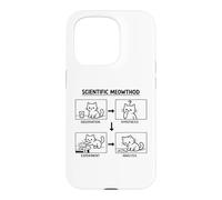 Custodia per iPhone 15 Pro Scientific Meowthod - Esperimento scientifico per gatti, divertente