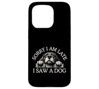 Custodia per iPhone 15 Pro Scusa Sono In Ritardo Ho Visto Un Cane