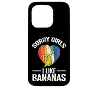 Custodia per iPhone 15 Pro Scusate Ragazze Mi Piacciono le Banane