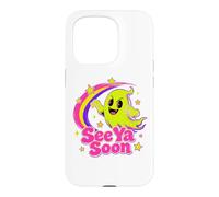 Custodia per iPhone 15 Pro See Ya Soon Moon Cute Spooky Halloween Stars Kawaii