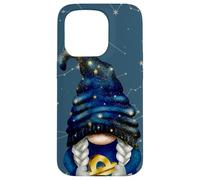 Custodia per iPhone 15 Pro Segno zodiacale Bilancia Gnome Astrologia Tratti della personalità