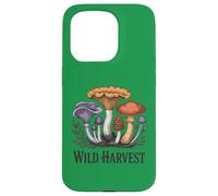 Custodia per iPhone 15 Pro Selvaggio Raccolta Cottagecore Funghi Foraggiamento
