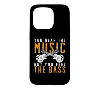 Custodia per iPhone 15 Pro Senti la musica ma senti il basso Clef Lovers Basso