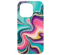 Custodia per iPhone 15 Pro Senza soluzione di continuità astratta vernice acrilica versare