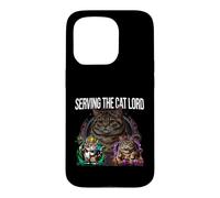 Custodia per iPhone 15 Pro Serving The Cat Lord Funny Feline Royal Master Design