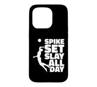 Custodia per iPhone 15 Pro Servire, Spike, Slay: Scatena il tuo maestro di pallavolo interiore