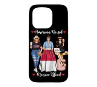 Custodia per iPhone 15 Pro Sexy americano sollevato Monaco Blood Heritage