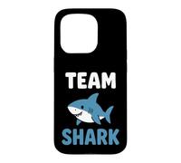 Custodia per iPhone 15 Pro Shark Lover Ocean Animal Marine Life Funny Cute Team Shark