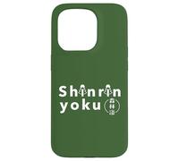 Custodia per iPhone 15 Pro Shinrin-yoku: Bagno nella foresta & Terapia Zen