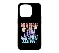 Custodia per iPhone 15 Pro SIENNA Personalized Name Cute Retro Girls Groovy Birthday
