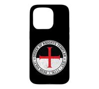 Custodia per iPhone 15 Pro Sigillo della bandiera dell'Ordine dei Templari