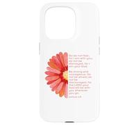 Custodia per iPhone 15 Pro Sii forte e coraggioso, Giosuè 1, cristiano, festa del papà