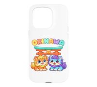 Custodia per iPhone 15 Pro Simpatici Cani Shisa Di Okinawa In Stile Anime