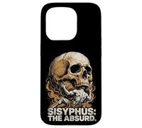 Custodia per iPhone 15 Pro Sisyphus The Absurd Vintage Philosophical Skull