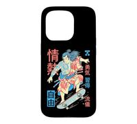 Custodia per iPhone 15 Pro Skateboard Samurai Skater Passion Freedom