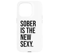 Custodia per iPhone 15 Pro Sober is the New Sexy & Sober Anniversary Sobriety Recovery