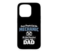 Custodia per iPhone 15 Pro Some People Call Me Mechanic Dad Blue Collar Job Daddy