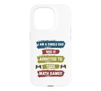 Custodia per iPhone 15 Pro Sono un papà single che è dipendente da Cool Math Games Gaming